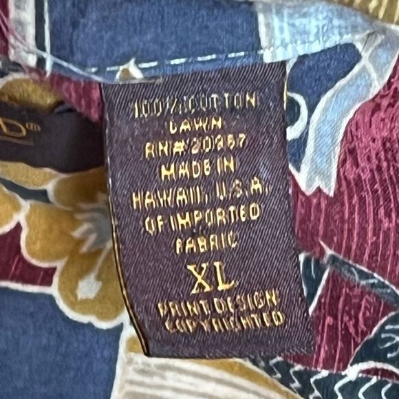 Tori Richard Honolulu vintage short sleeve button up Hawaiian shirt size XL - Picture 9 of 10